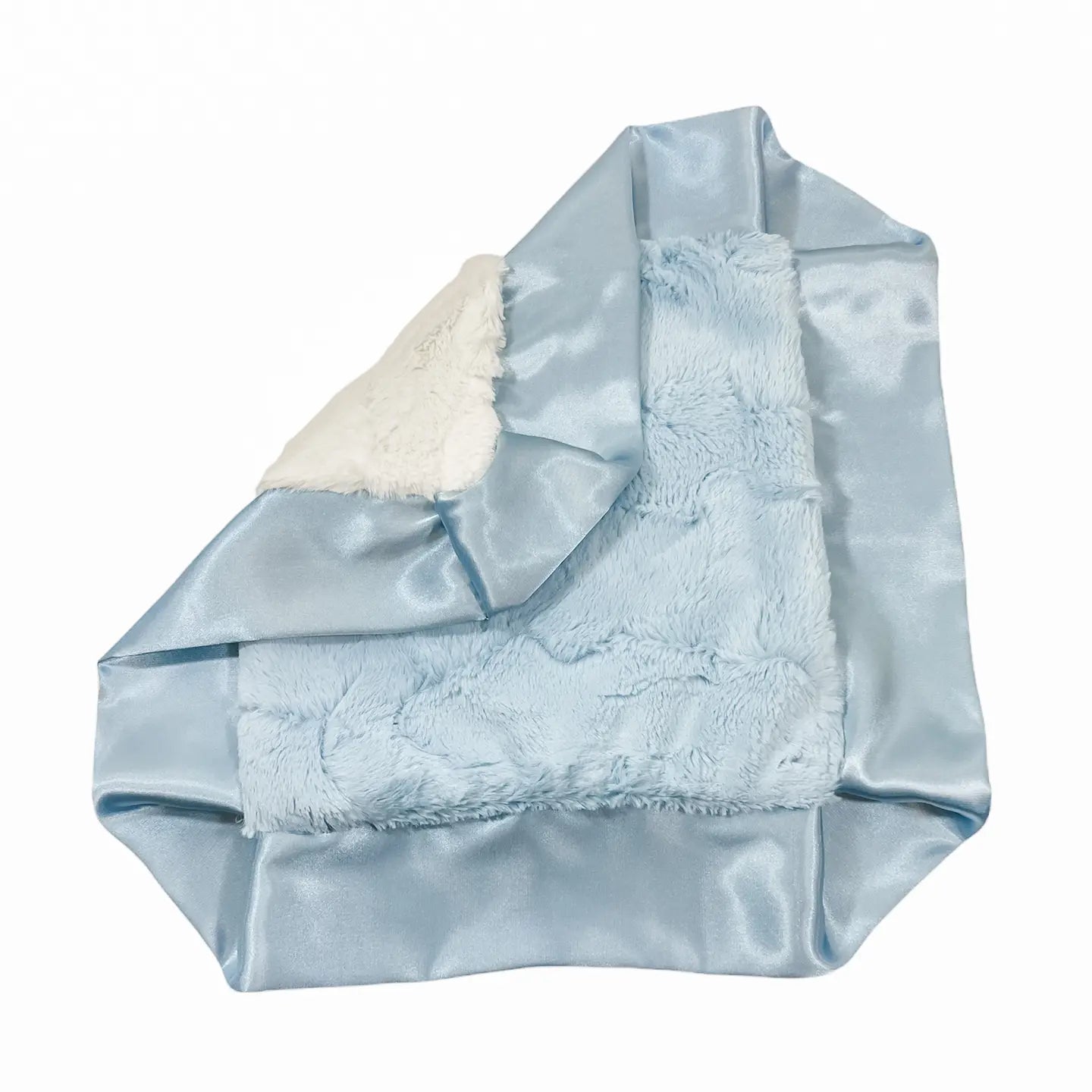 Classic Baby Blue Lovie Blanket