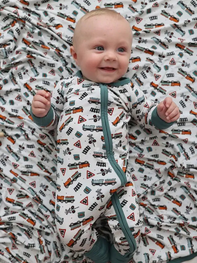 All Aboard Romper