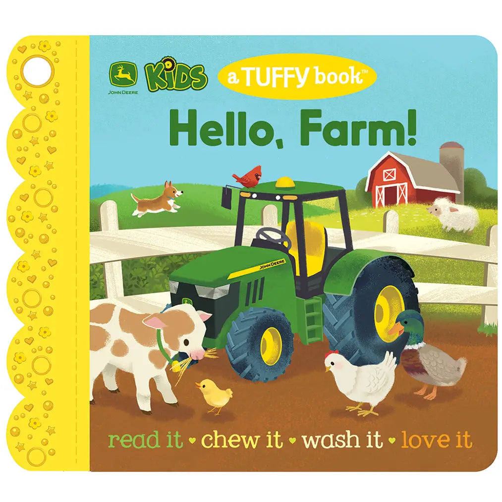 John Deere Kids Hello Farm Tuffy Book
