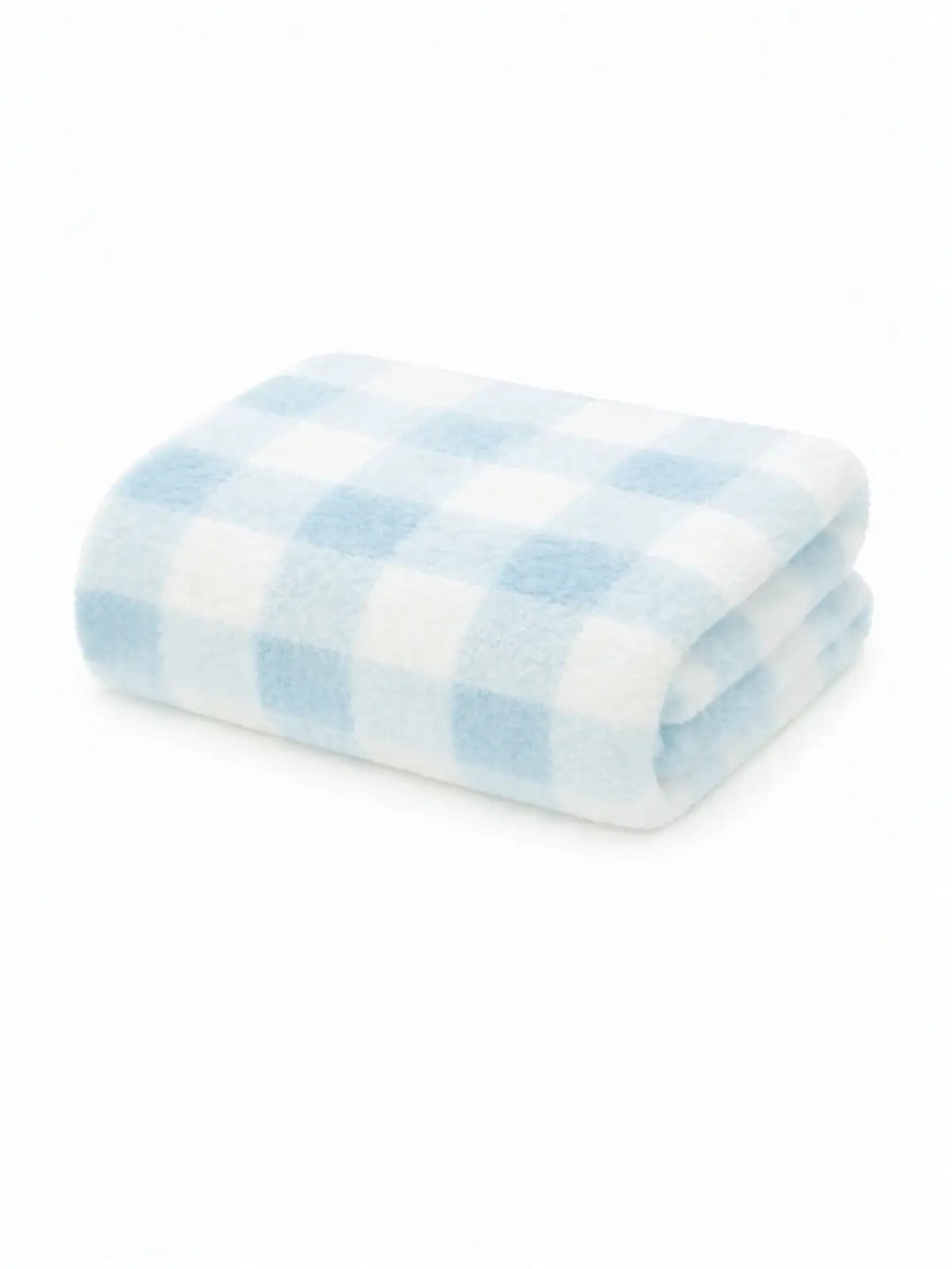 Phufy Bliss Gingham Blanket - Cloud Blue