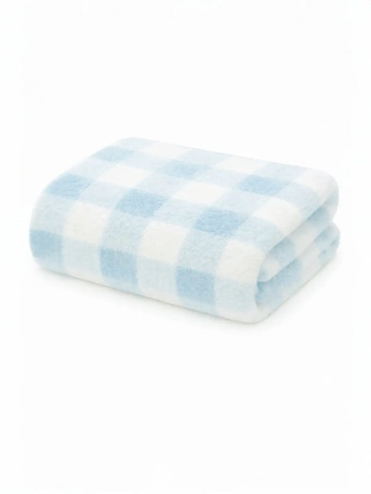 Phufy Bliss Gingham Blanket - Cloud Blue