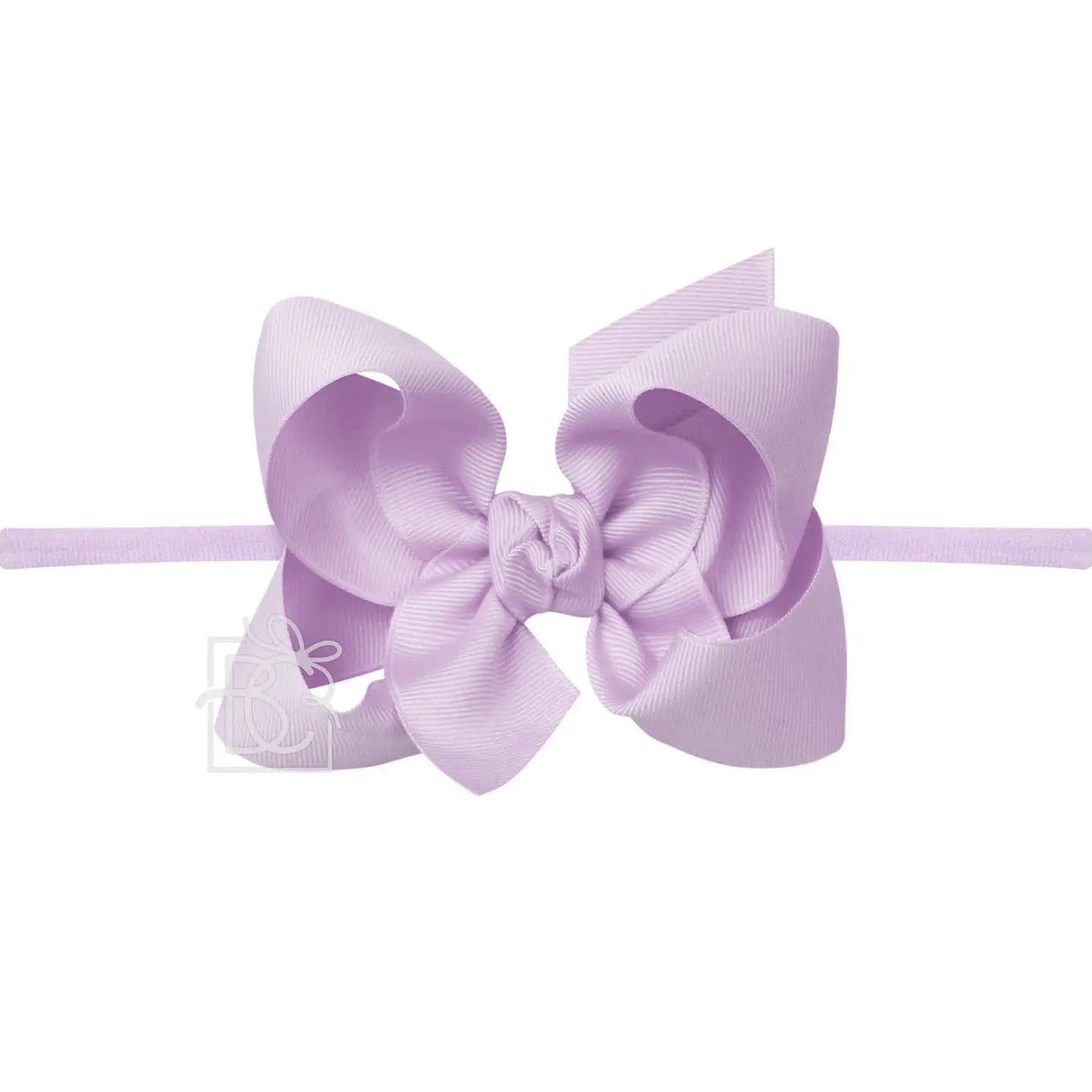 4.5" Headband w/Bow - Light Orchid