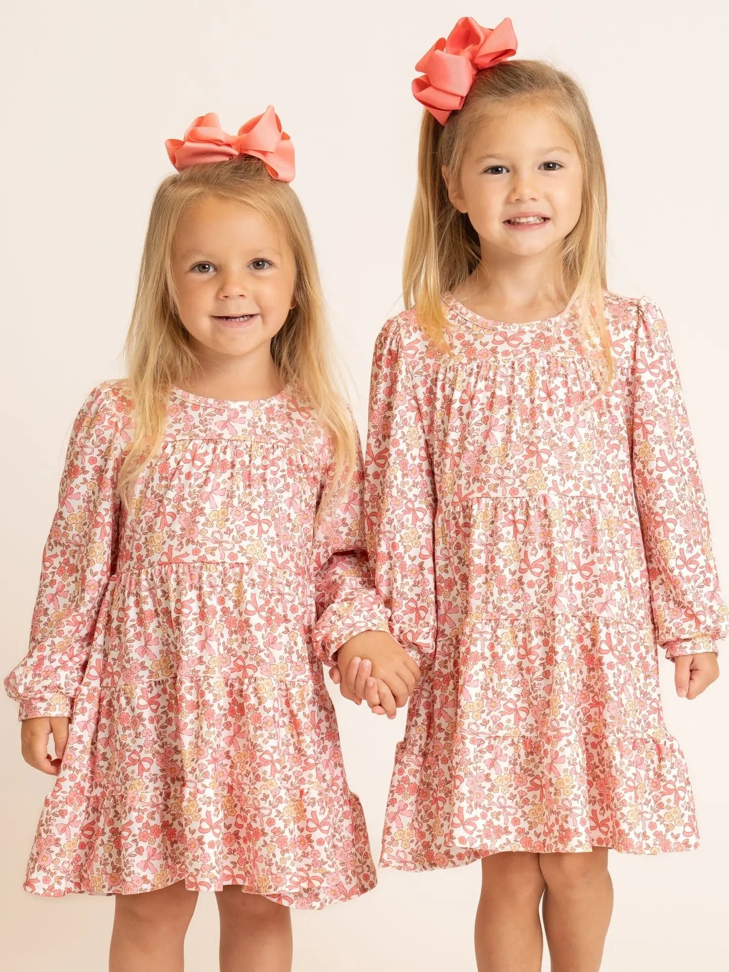 Soft Floral Ruffle Dress