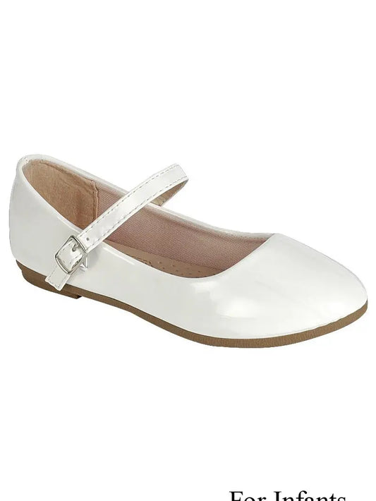 Ankle Strap Shoes - White