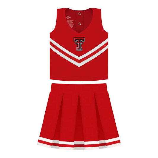 Texas Tech Red 3-pc Cheer Dress