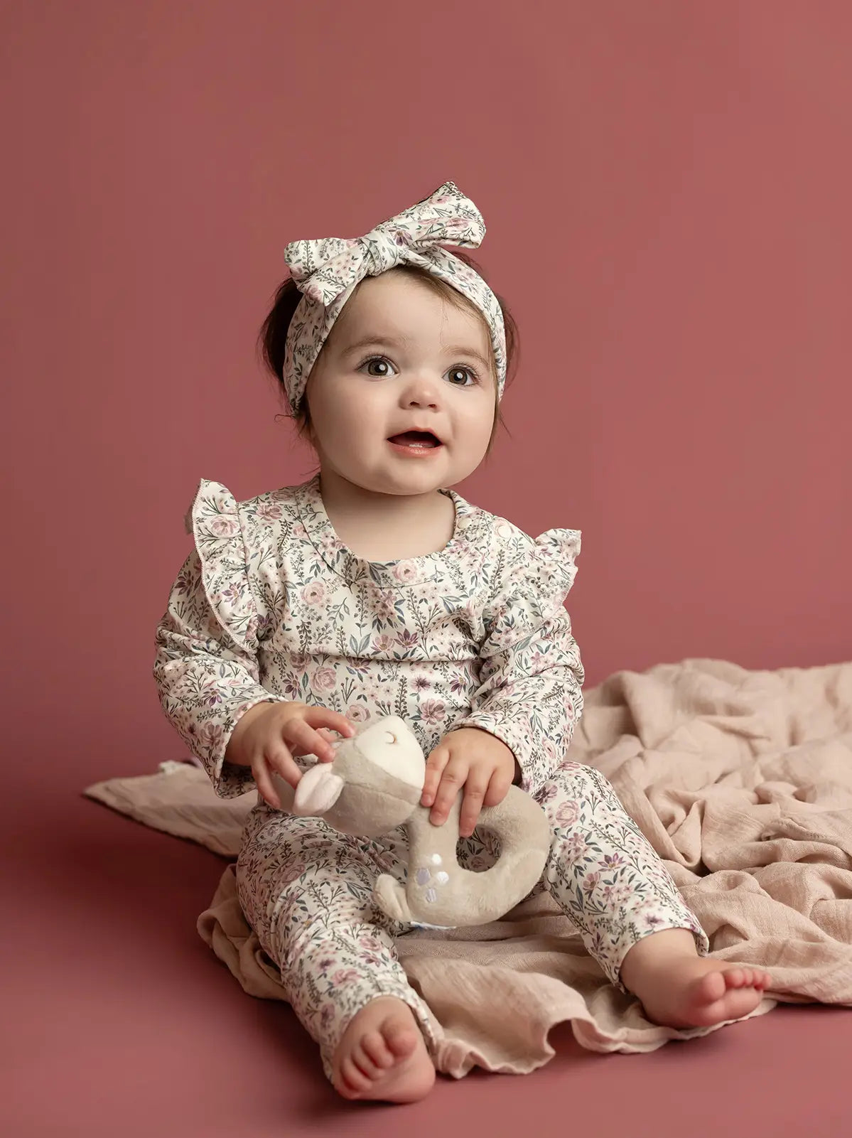 Soft Meadow Ruffle Bodysuit