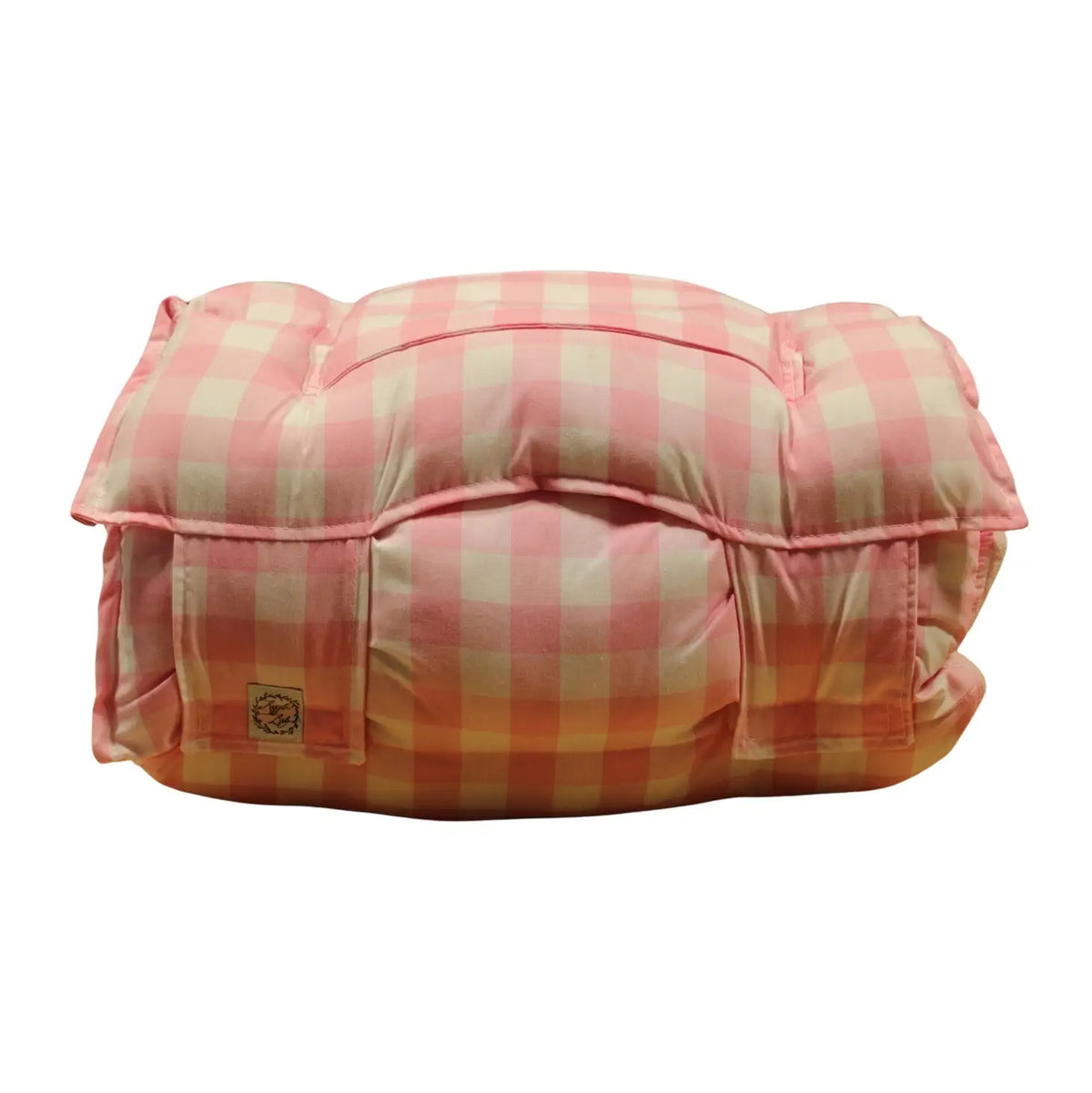 Pink and White Check Nap Mat