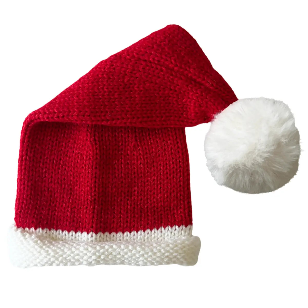 Santa Knit Hat - Newborn