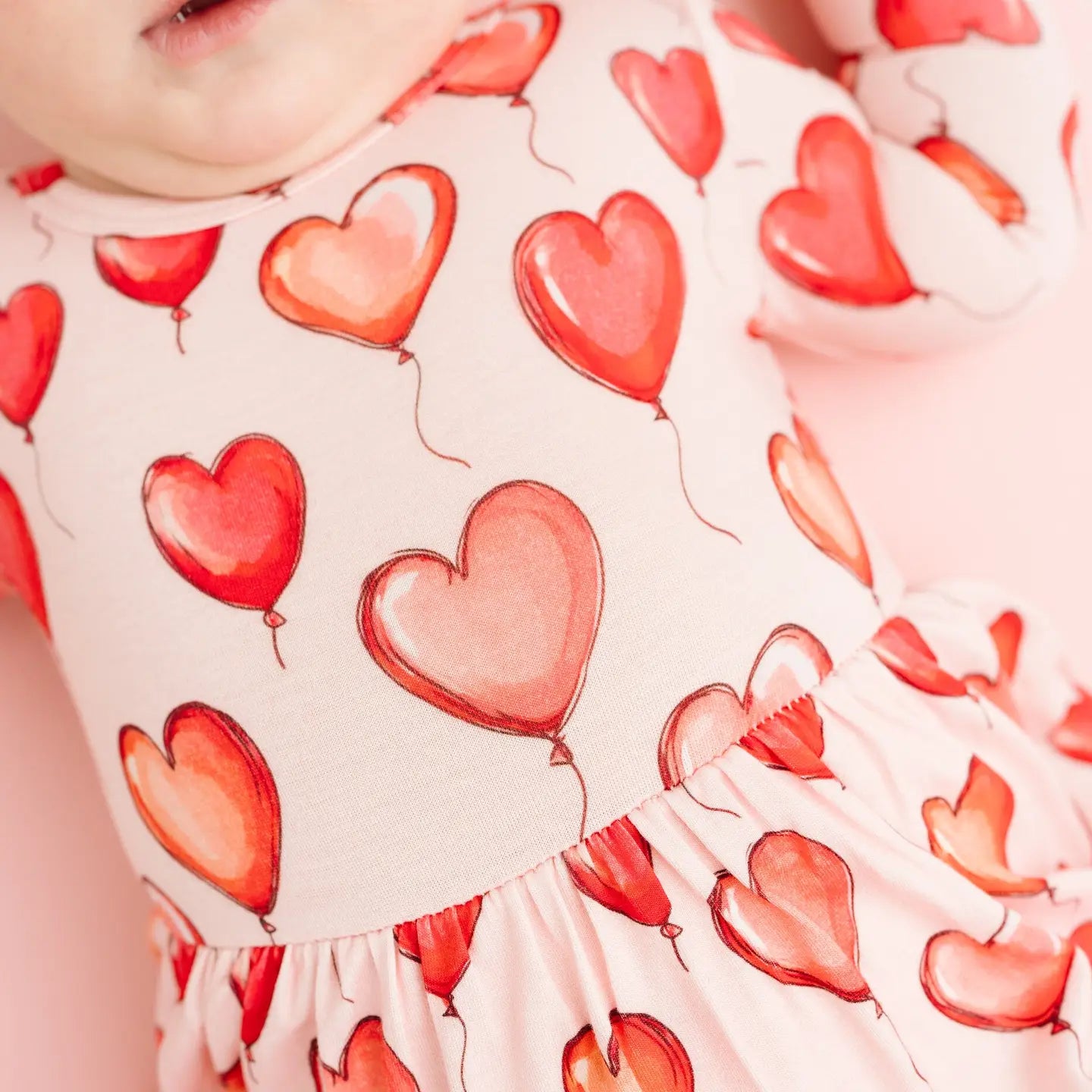 Heart Balloons Bodysuit Dress