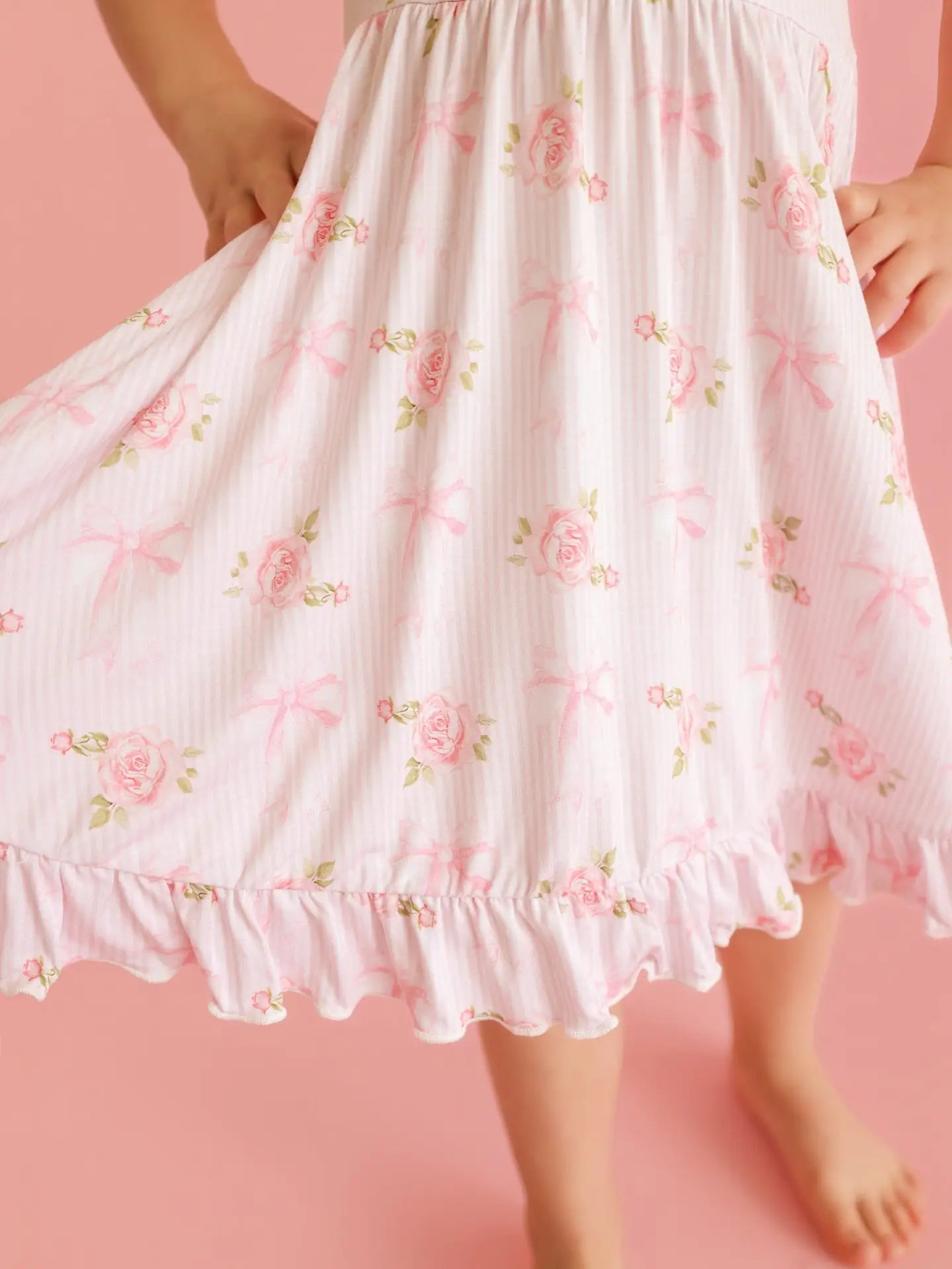 Bloom & Bow Ruffle Dress
