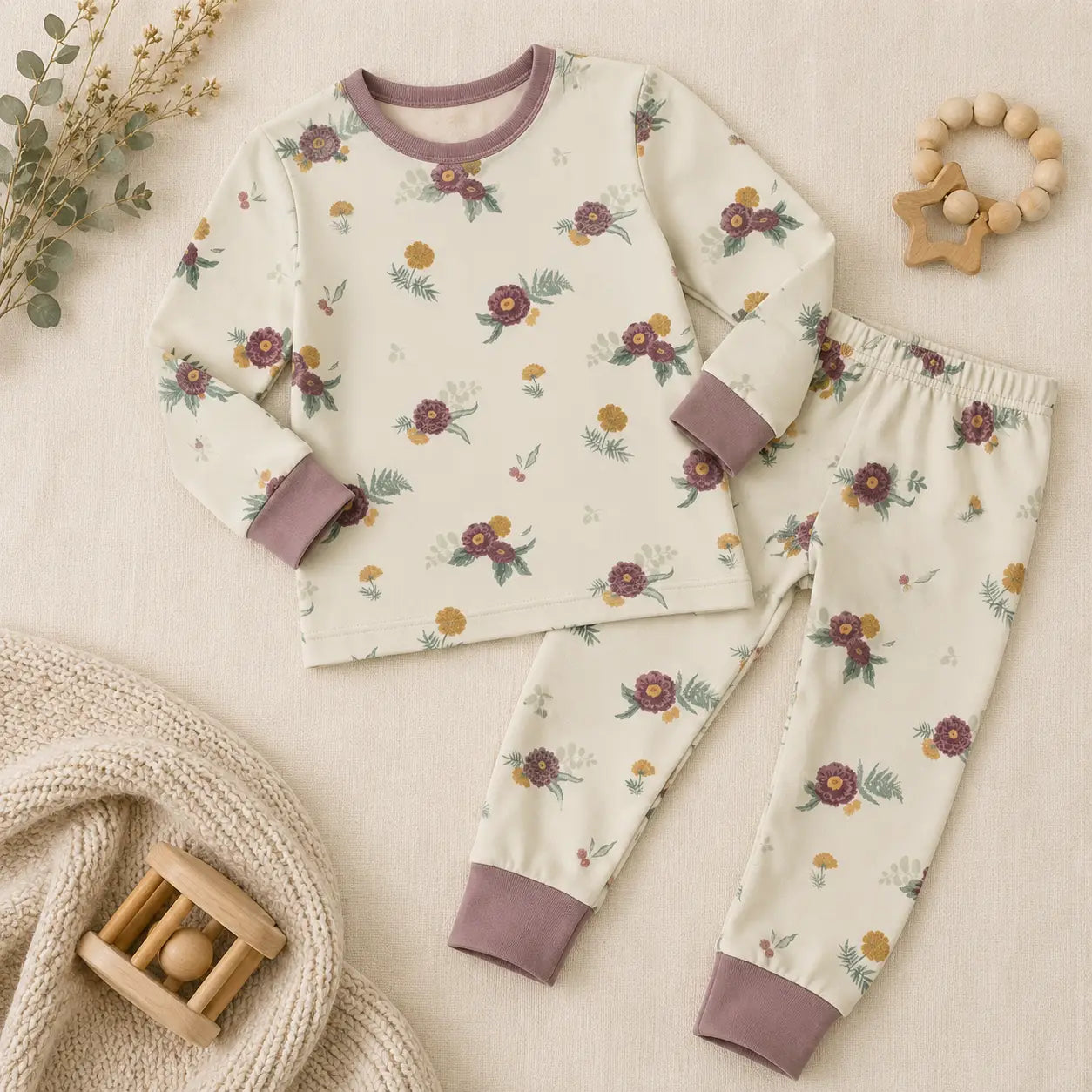 Floral Fall PJs