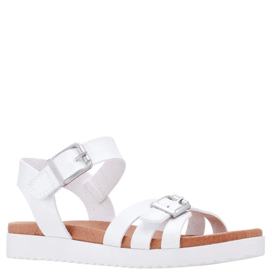 Lacey White Sandal