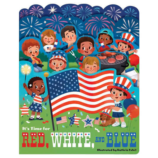It's Time for Red, White & Blue Board Book