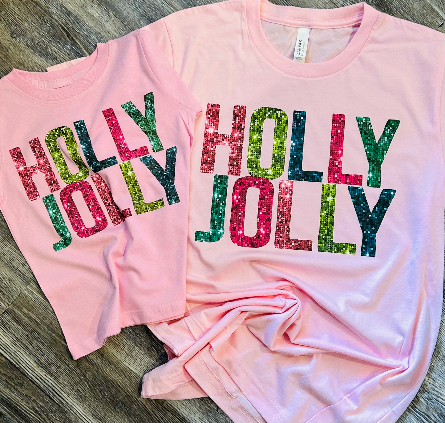 Mommy & Me-Holly Jolly Tee (Mommy Size)