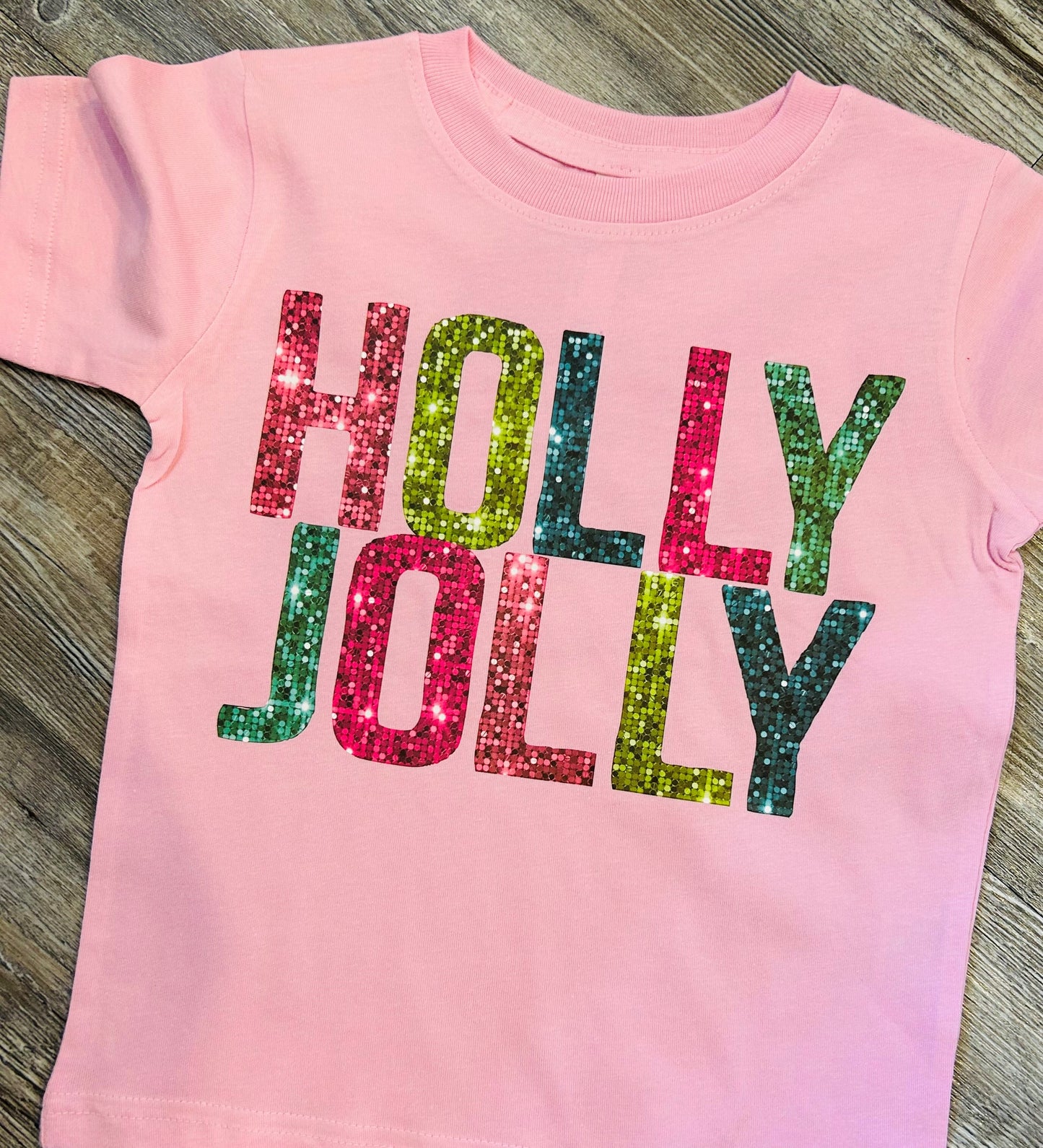 Mommy & Me-Holly Jolly Tee (Me Size)