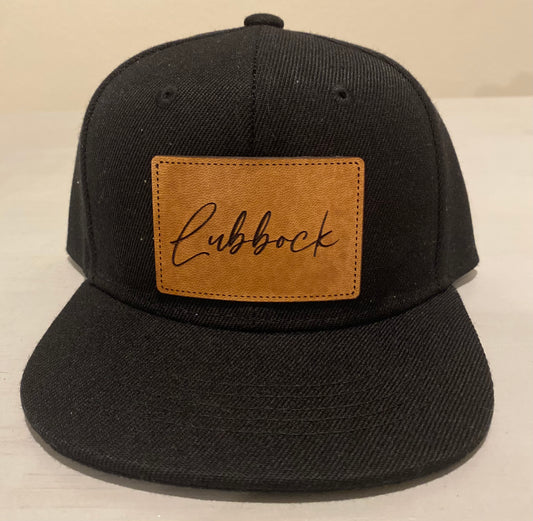 Lubbock Patch SnapBack Hat (Black)