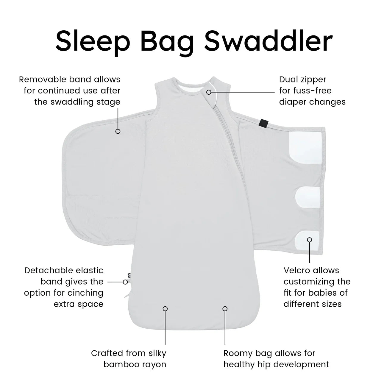 Sleep Bag Swaddler - Storm