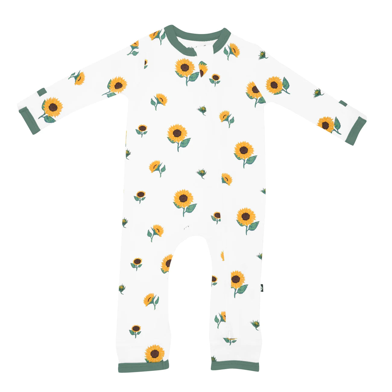 Kyte Zippered Romper - Sunflower