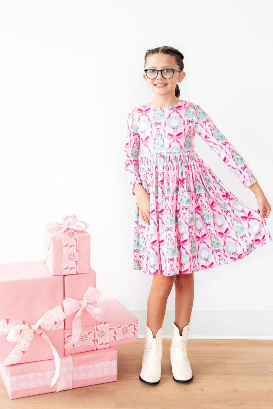 Jingle Bows Twirl Dress