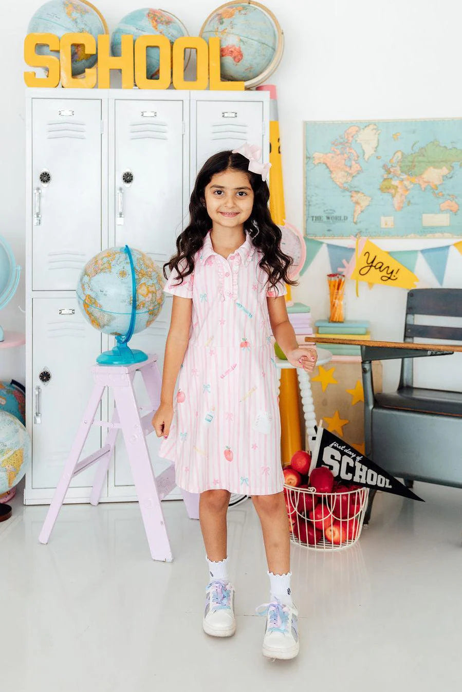 Gold Star Polo Dress