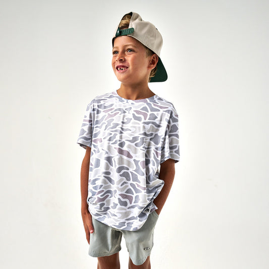 Go To Tee - White Camo
