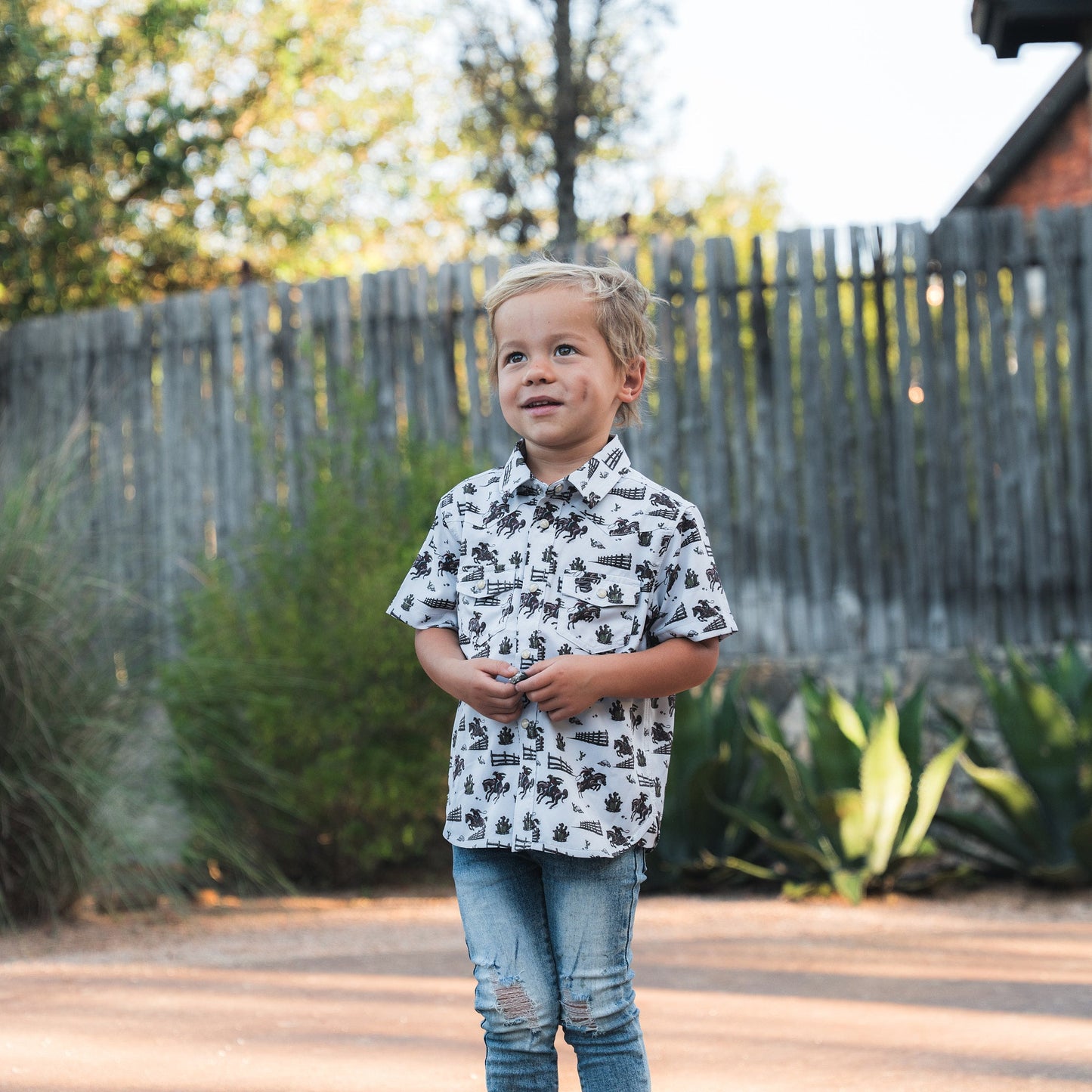 Performance Western Shirt - Cowboy Country