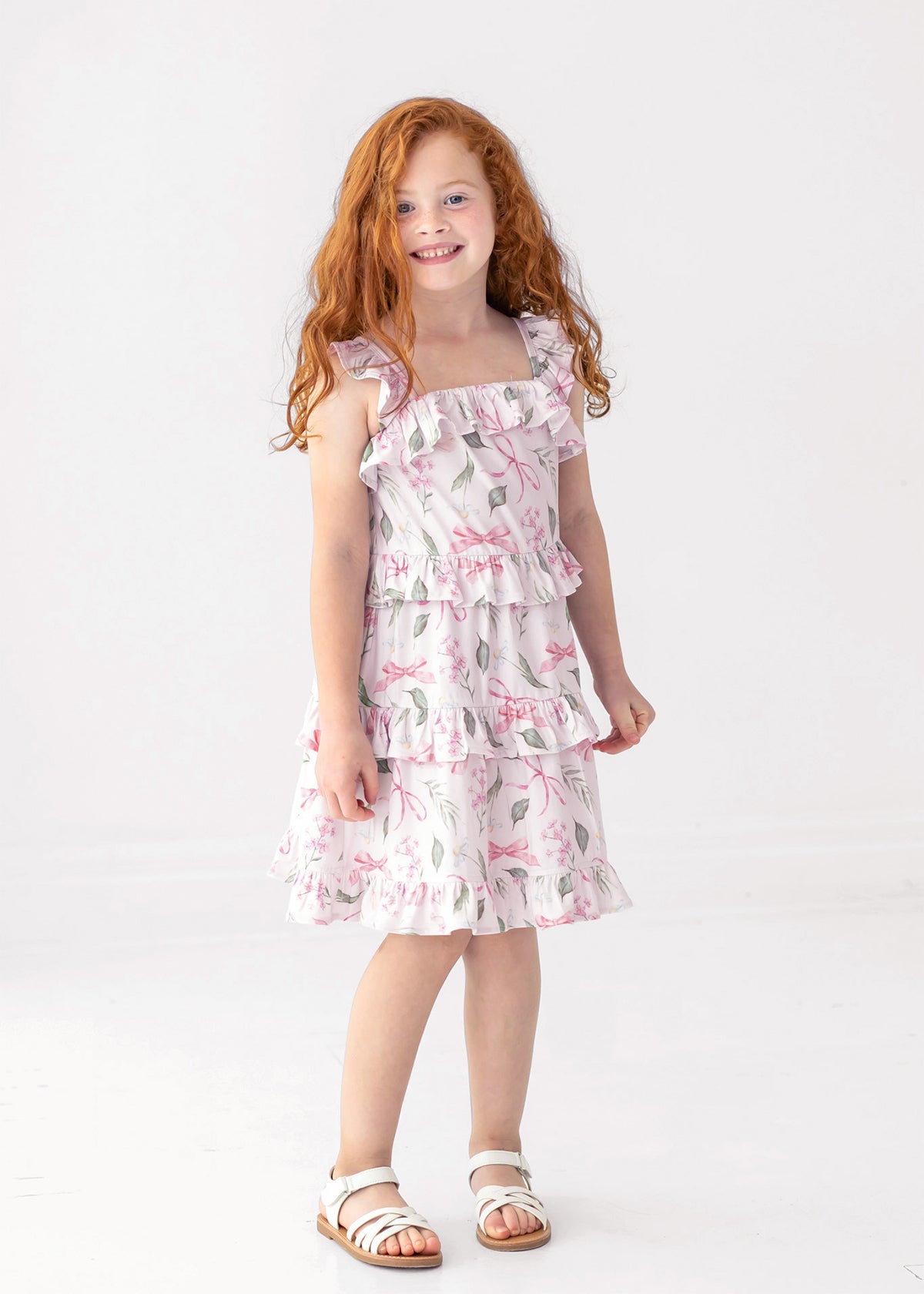 Roșie Ribbons Dress