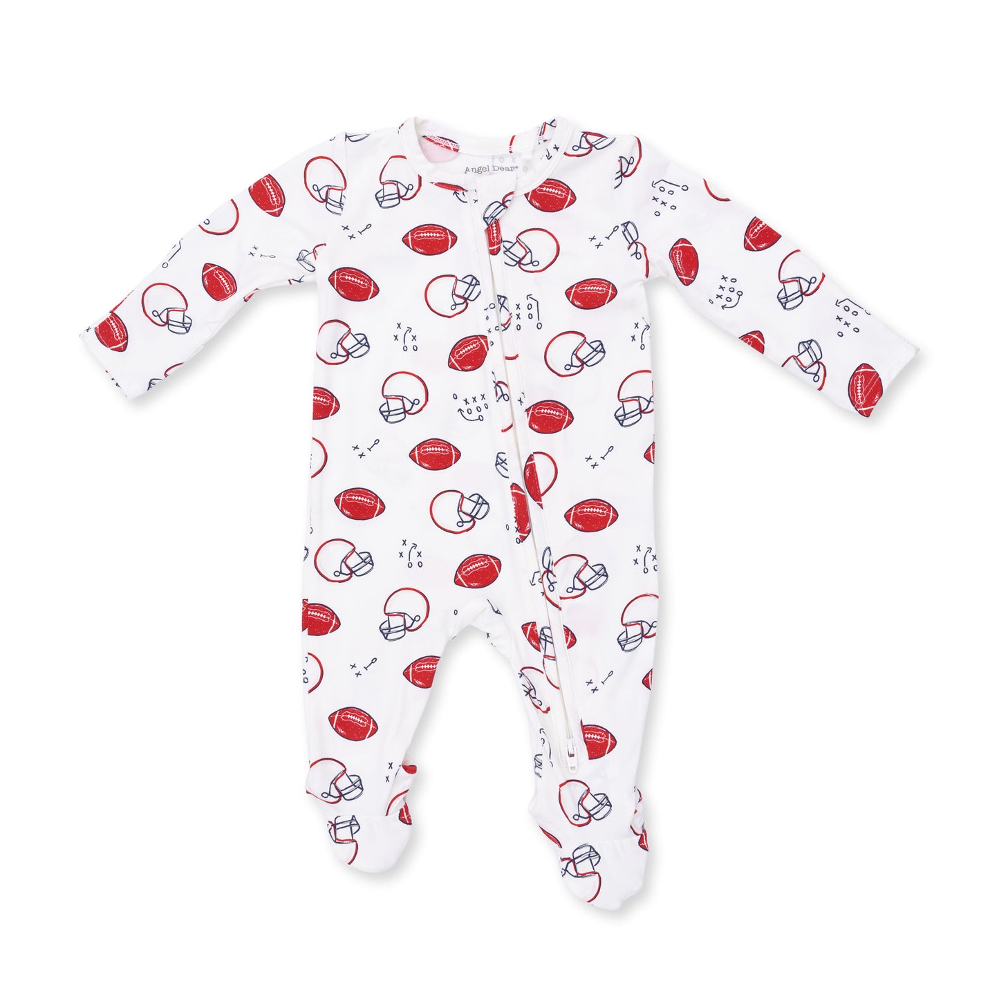 Touchdown Time Zipper Footie