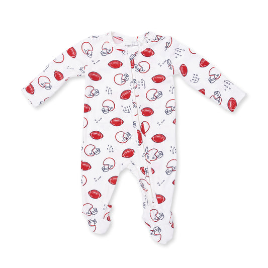 Touchdown Time Zipper Footie