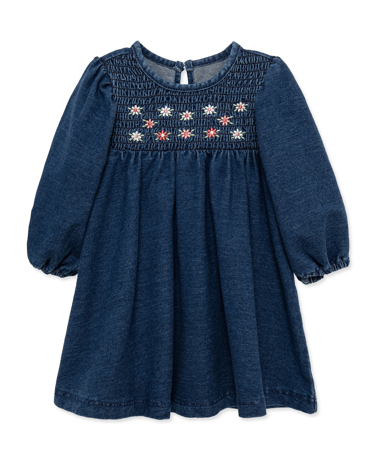 Navy Floral Dress