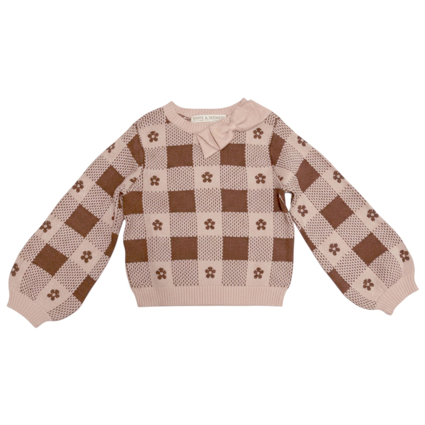 Bow Intarsia Sweater