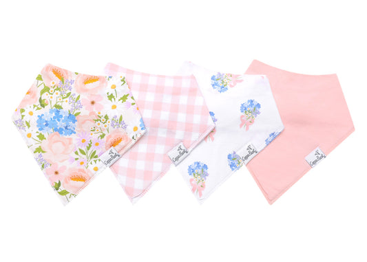Copper Pearl Bandana Bib Set (4-pack) - Penelope