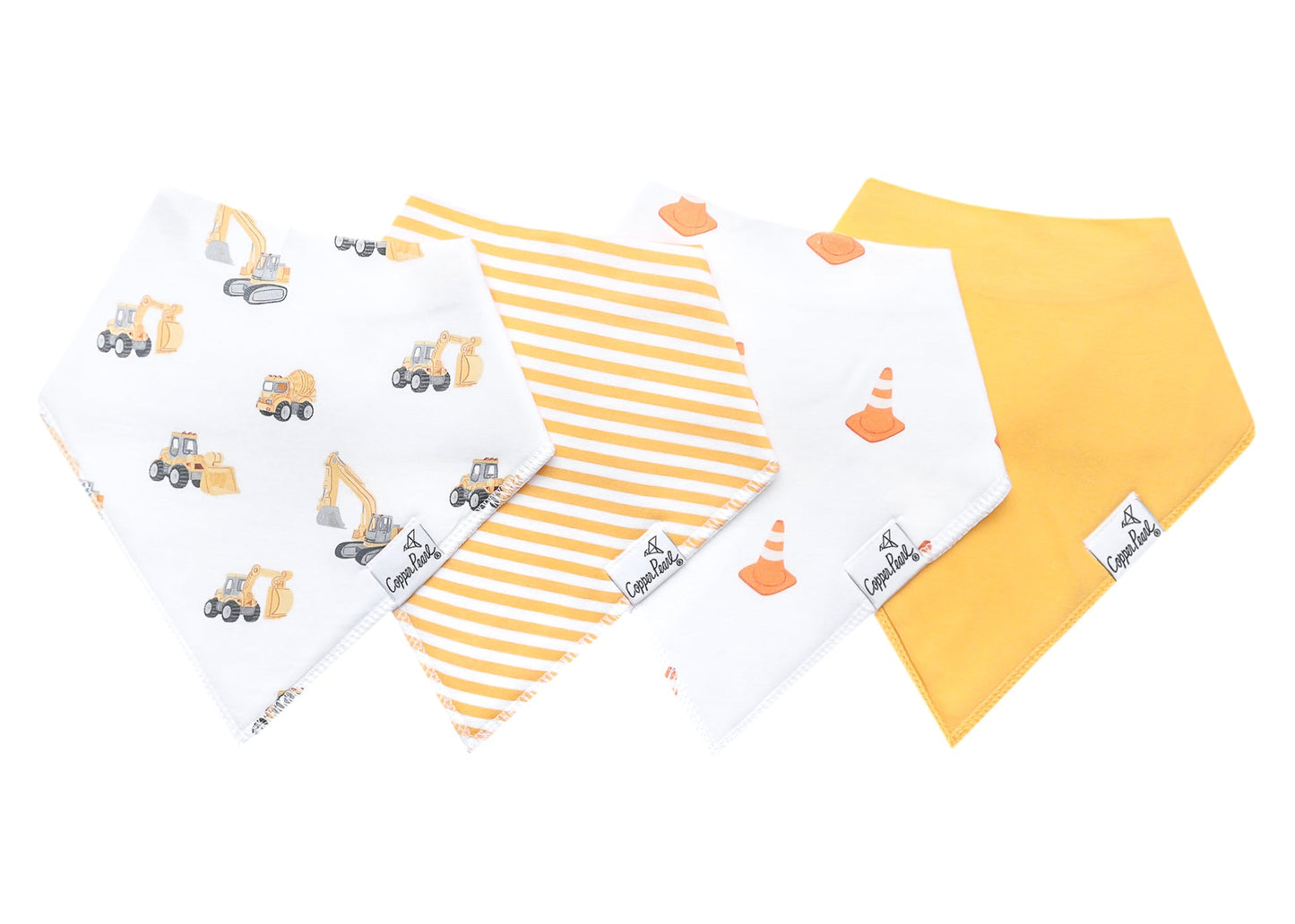 Copper Pearl Bandana Bib Set (4-pack) - Dozer
