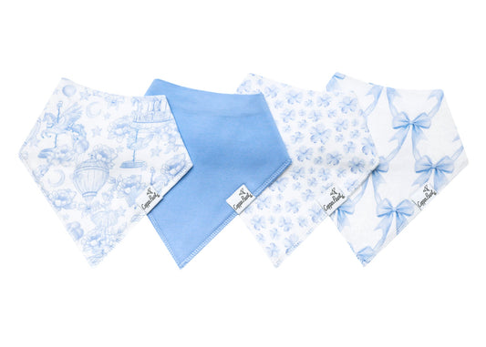 Copper Pearl Bandana Bib Set (4-pack) - Carnival