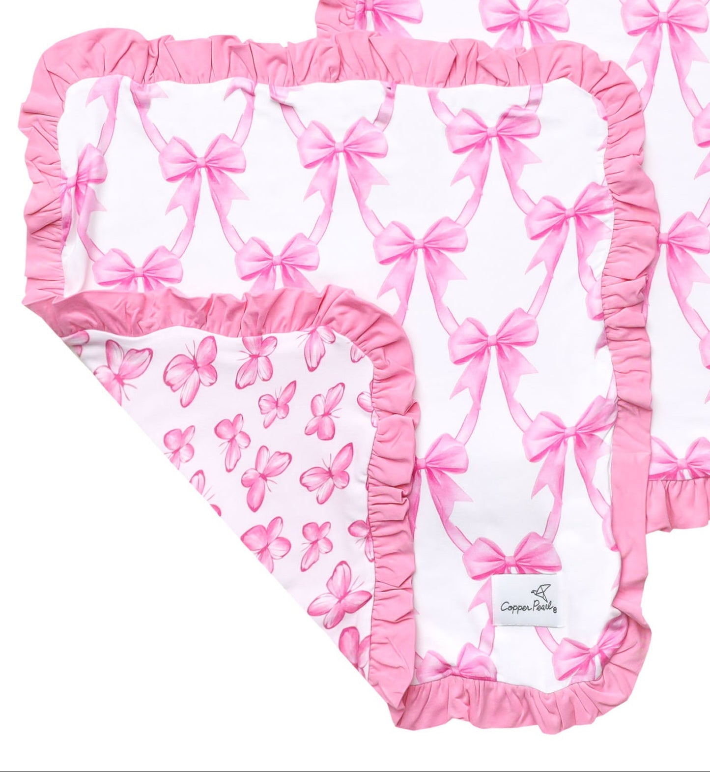 Ruffled Security Blanket - Bow My Gosh