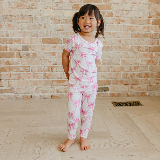Short Sleeve PJ Set - Bow My Gosh