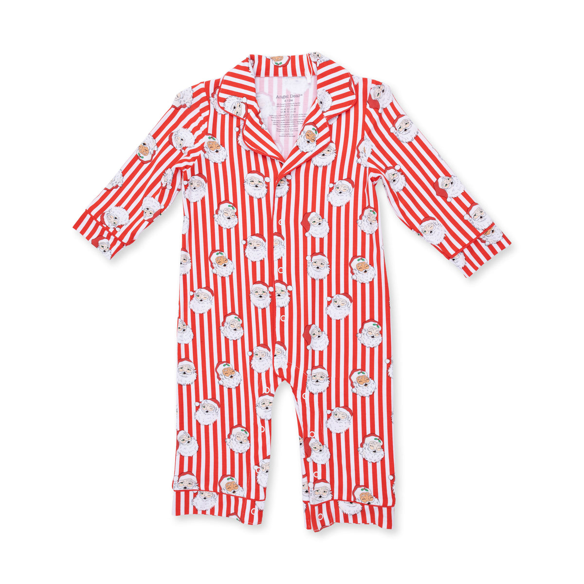 Vintage Santa Stripe Romper