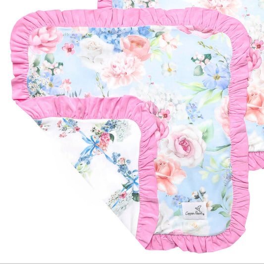 Ruffled Security Blanket - Genevieve