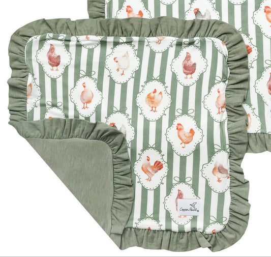 Ruffled Security Blanket - Constance
