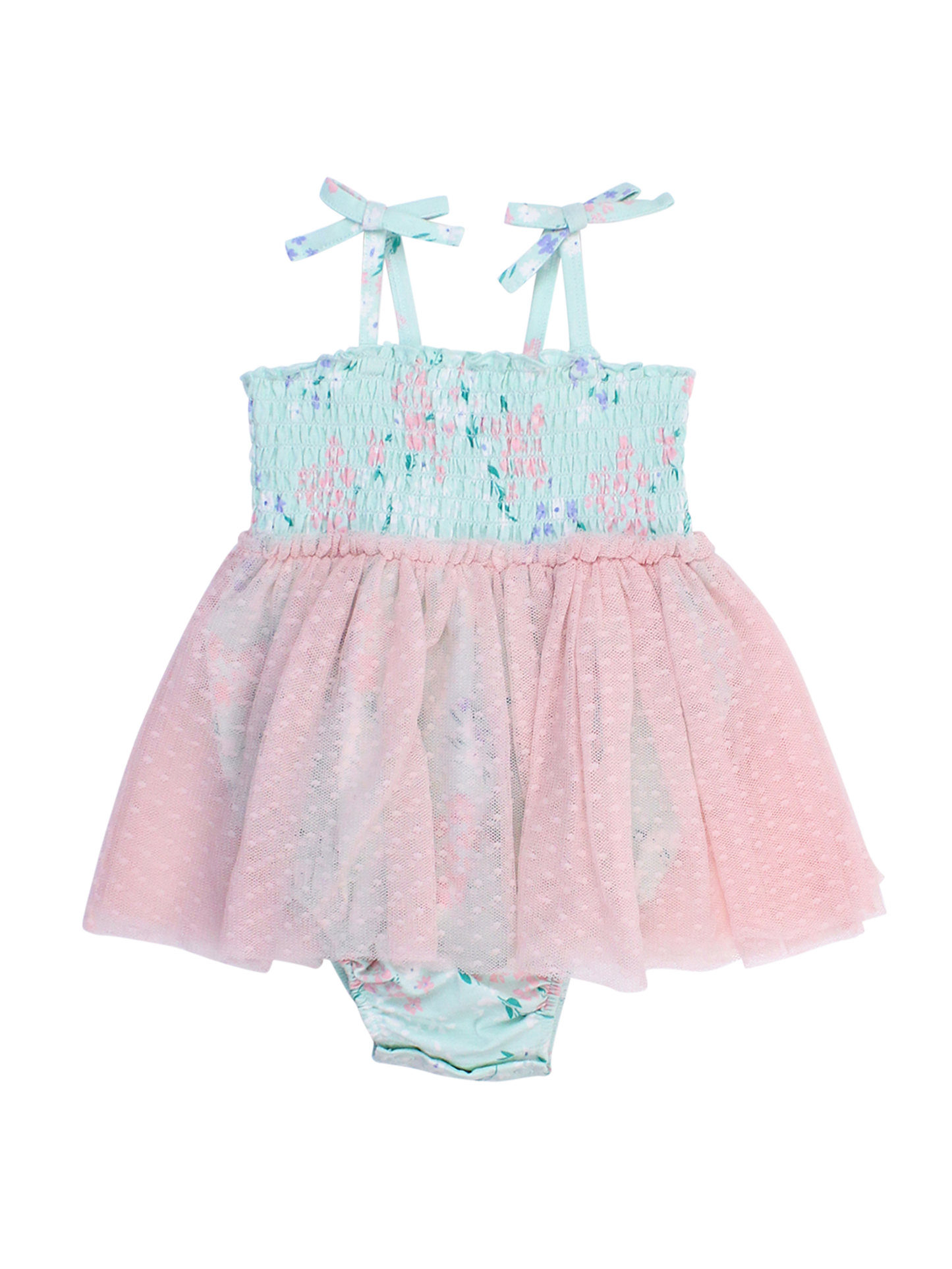 Mint Meadow Tulle Romper