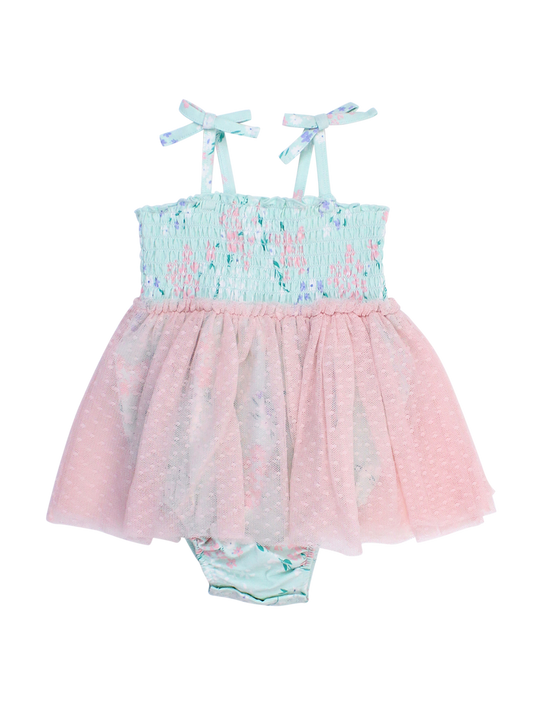 Mint Meadow Tulle Romper