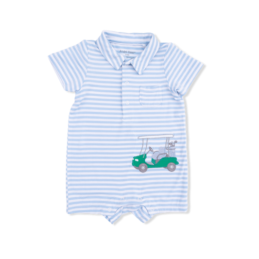 Striped Golf - Polo Shortie