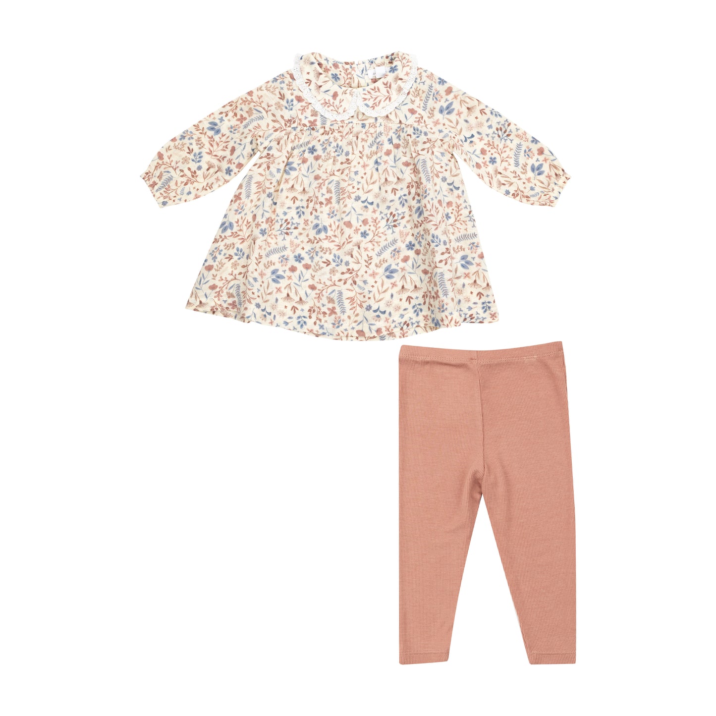 Western Floral Top and Pant Set