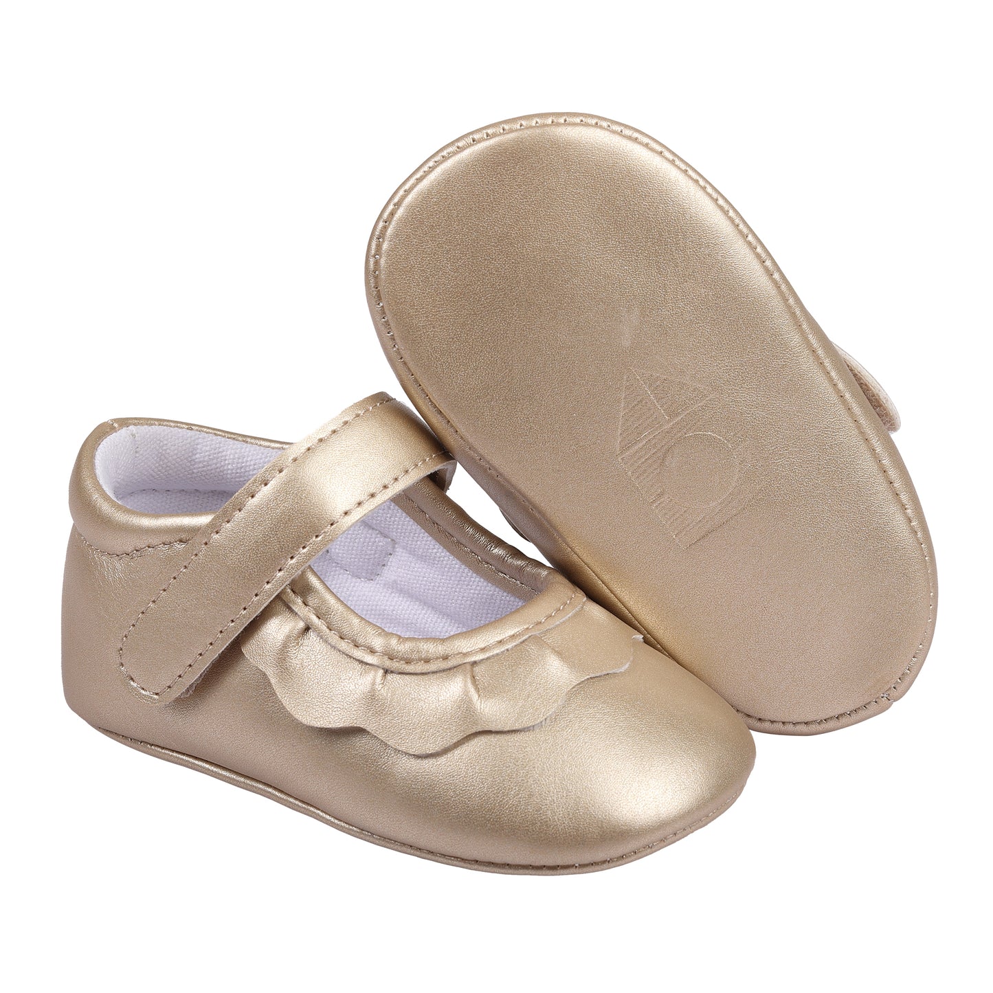 Amina Crib Gold Shoe