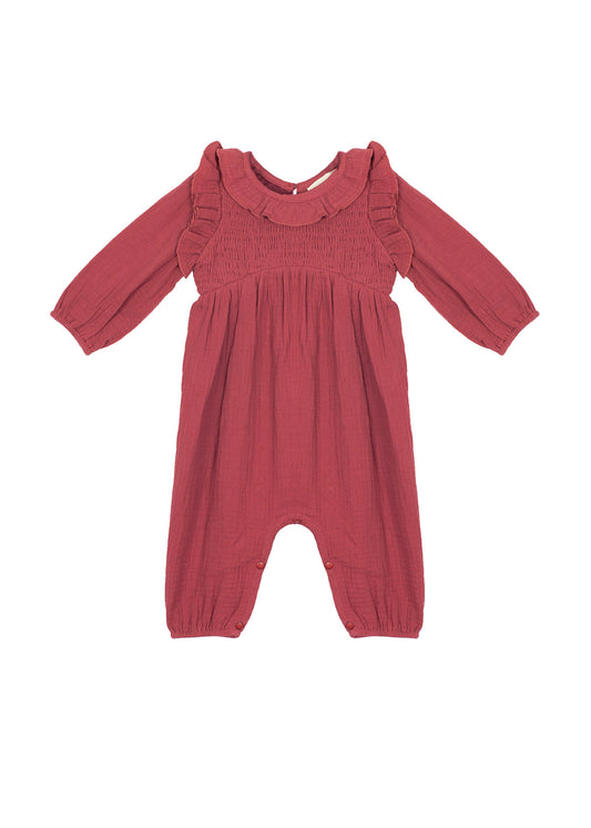 Autumn Romper - Red