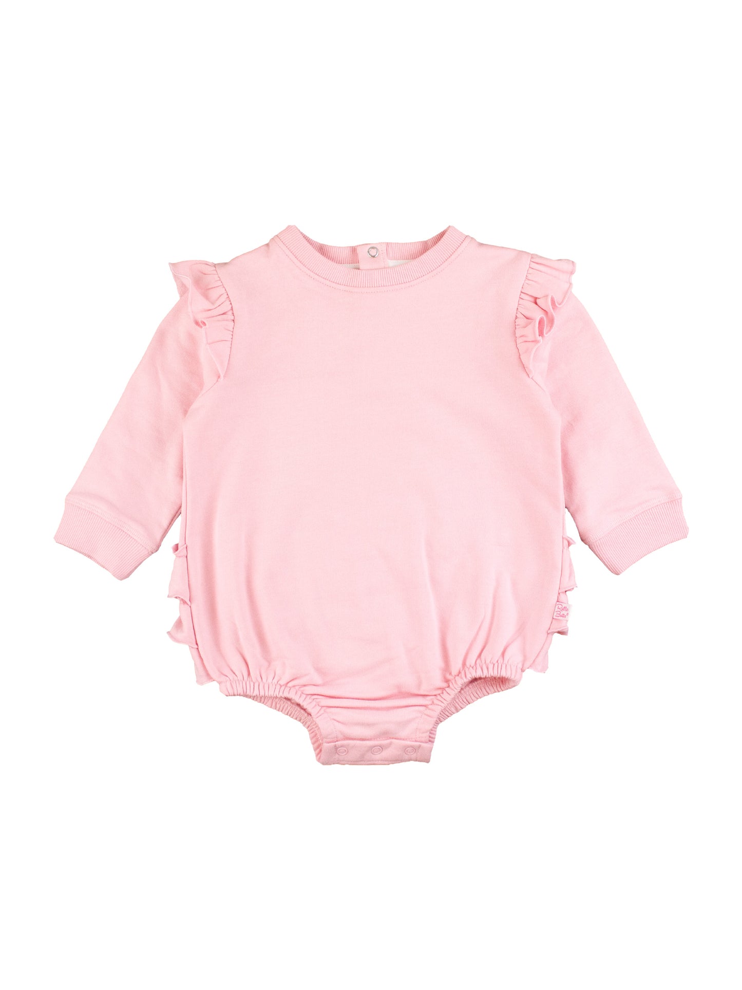 Sweatshirt Bubble Romper - Pink