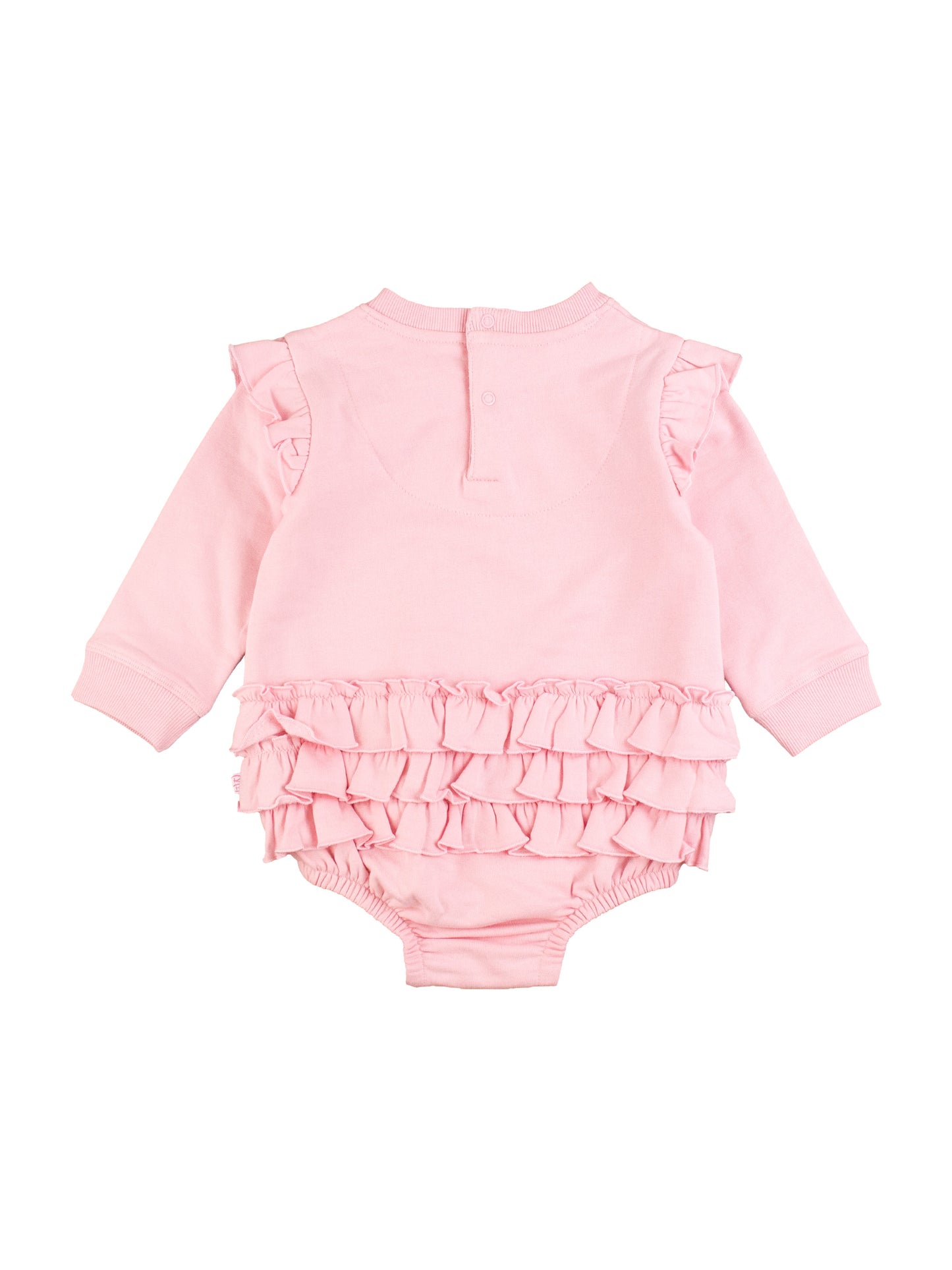 Sweatshirt Bubble Romper - Pink