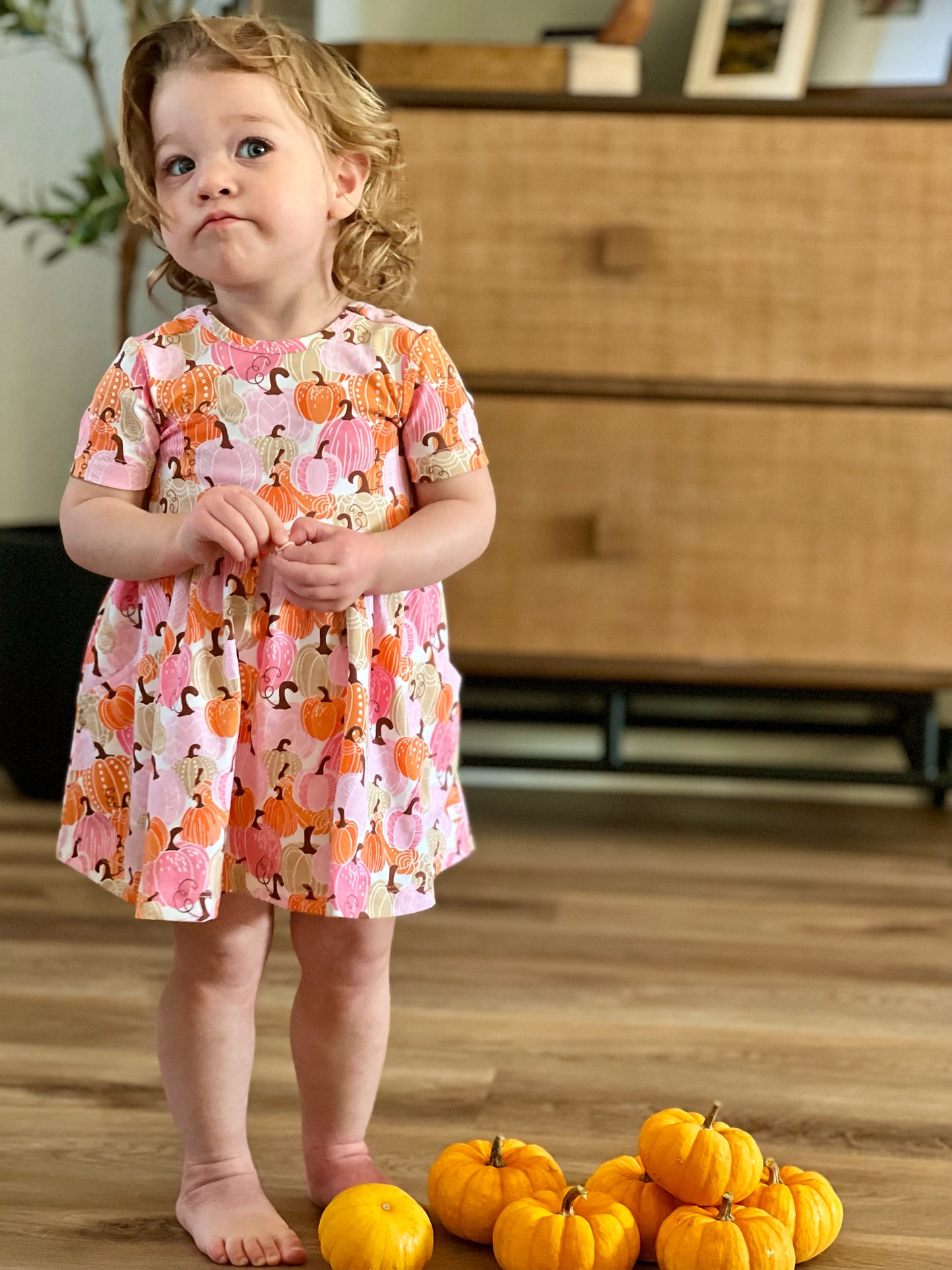 Pink Pumpkin Patch Dress