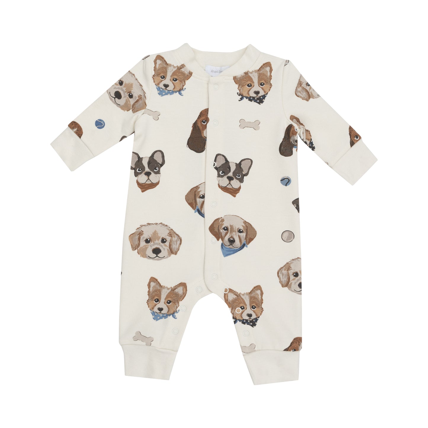 Vintage Puppy Faces Romper