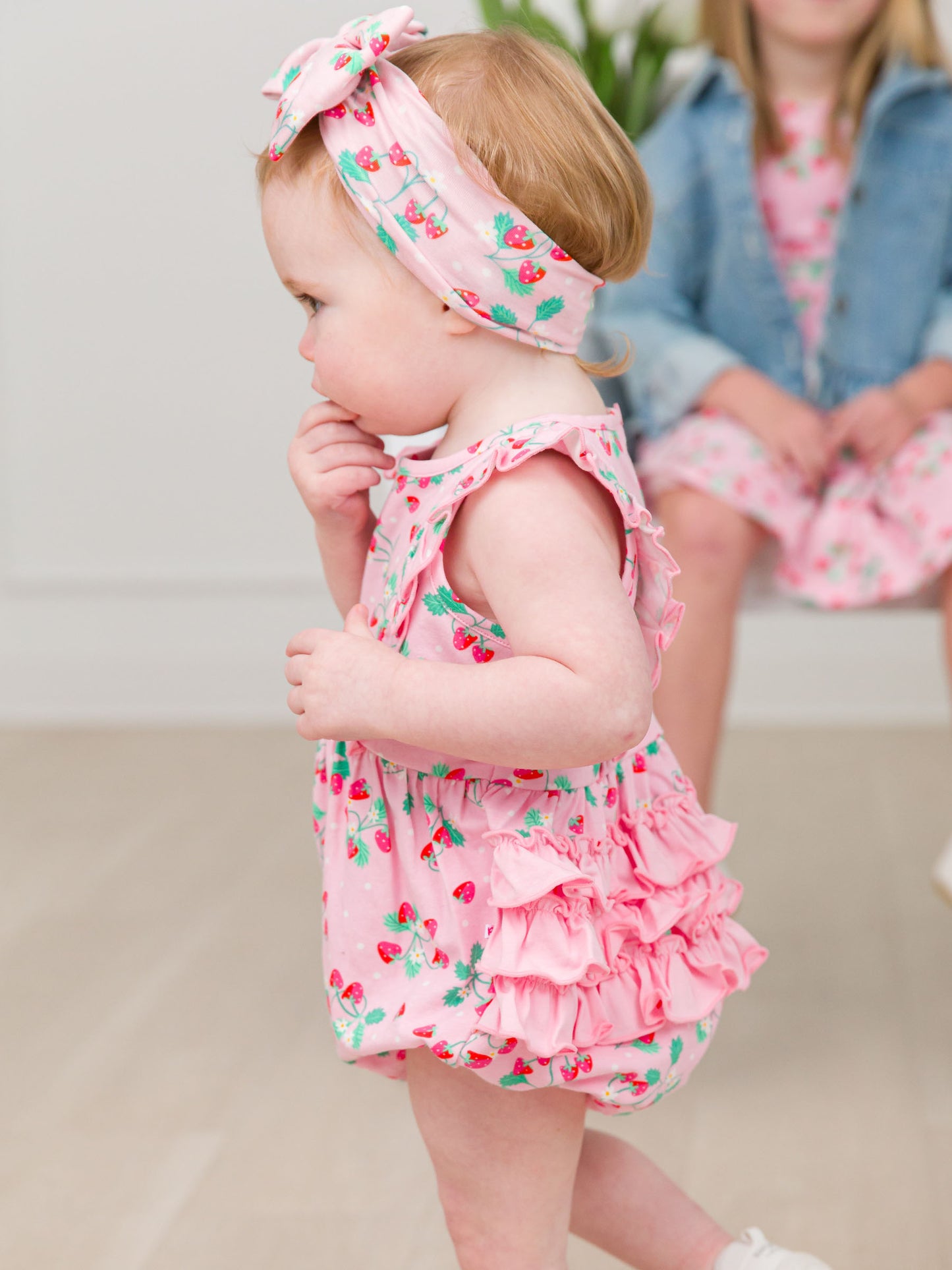 Sweet as Strawberries Romper